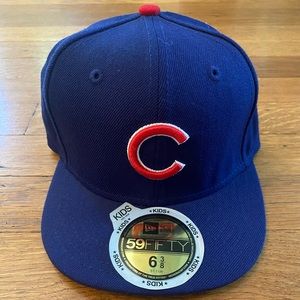 NWT New Era 59Fifty Kids Fitted Chicago Cubs Hat